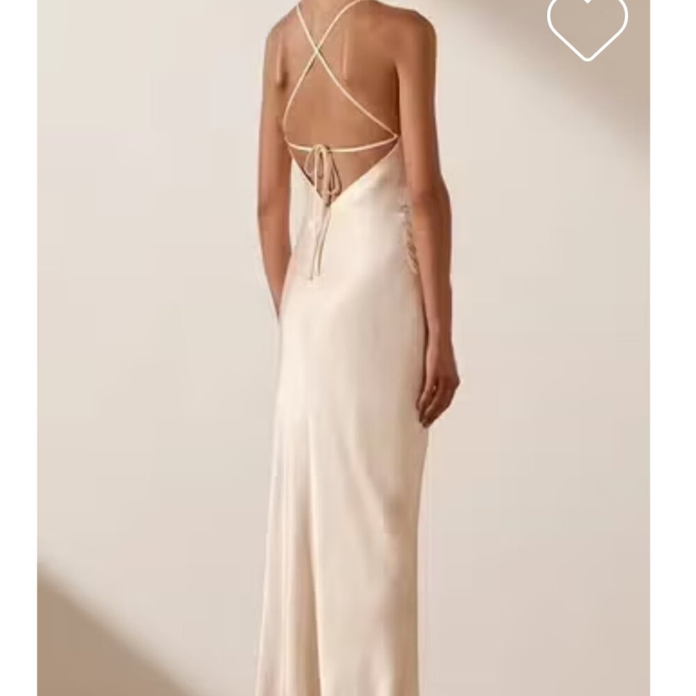 Strappy Halter Bias cut dress gown eco